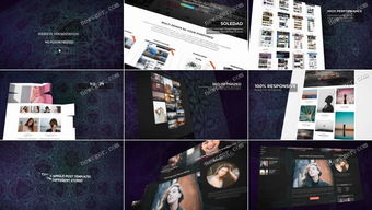 動態演繹，視覺盛宴 AE模板助力網頁設計與產品宣傳